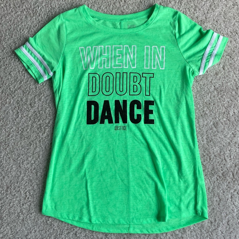 Justice Green Girl’s Dance T-Shirt